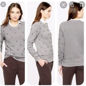 J crew painted jewel sweatshirt